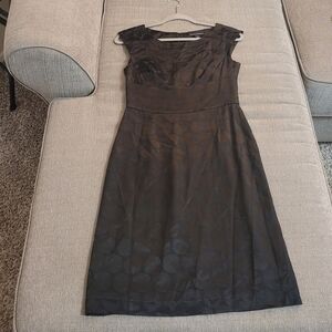 Banana Republic Black Cupro Blend Career Little Classic Dress Size 2